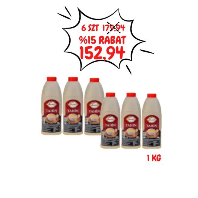 SEYIDOGLU TAHINI (PASTA SEZAMOWA) 1000 G.-6szt