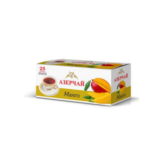 AZERCAY Herbata z aromatem Mango (25 tor.) 50 g