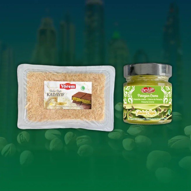 Kadayif Gotowy do spożycia 200gr - Krem Pistacjowy