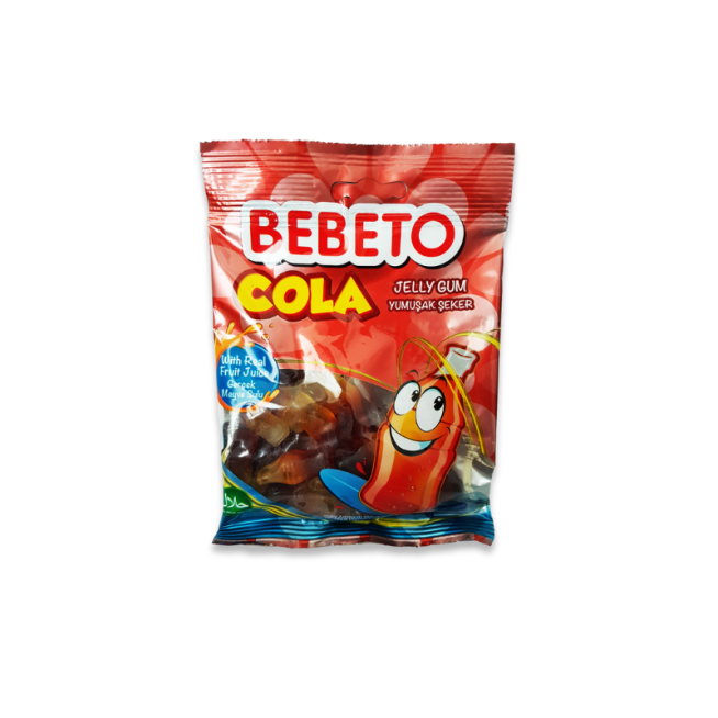 BEBETO ŻELKI DRINK COLA 80G