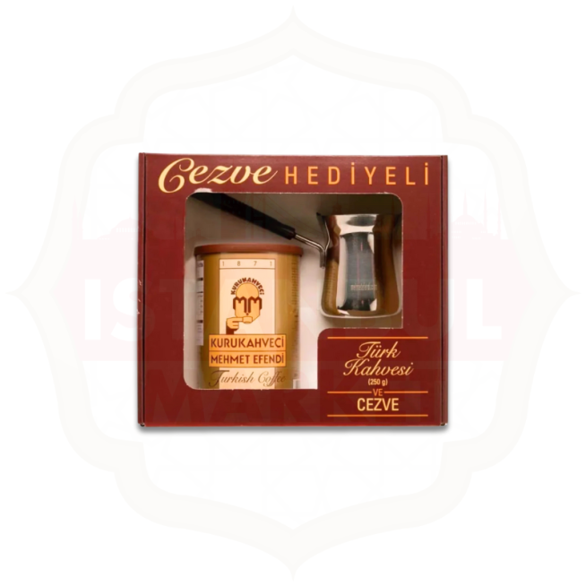 KAWA SET MEHMETEFENDI TYGIELEK+250G KAWA