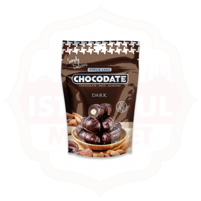 CHOCODATE DAKTYLE Z MIGDALAMI (DARK) 90 G.