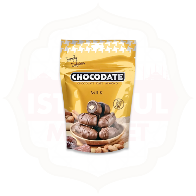 CHOCODATE DAKTYLE Z MIGDALAMI (MILK) 90 G.