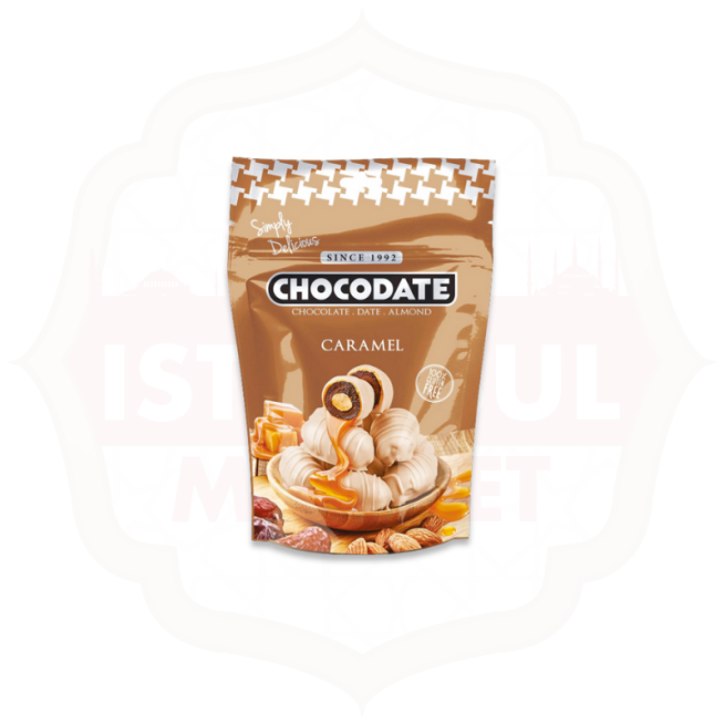 CHOCODATE DAKTYLE Z MIGDALAMI (CARAMEL) 90 G.