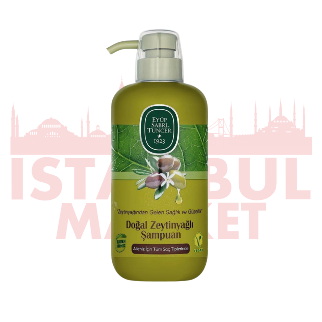 Eyüp Sabri Tuncer Szampon Oliwkowy 600ml | İstanbul Market