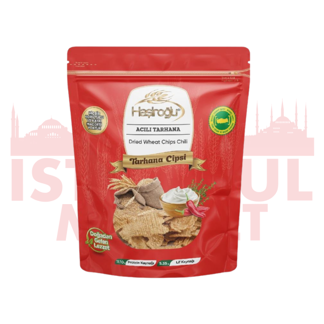 Haşiroğlu Pikantne Chipsy Pszenne 250g | İstanbul Market