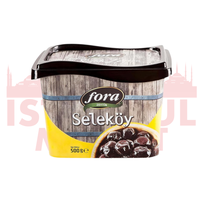 Fora Seleköy Czarne Oliwki 500g | İstanbul Market