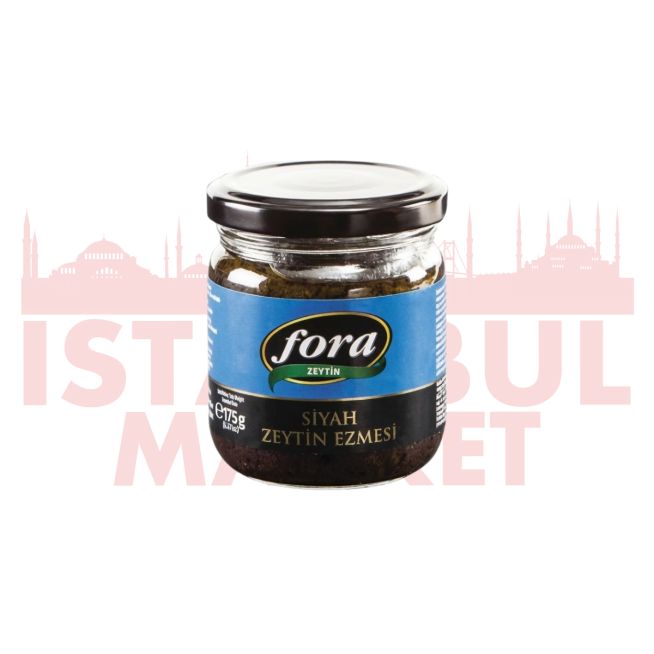 Fora Pasta z Czarnych Oliwek 175g | İstanbul Market