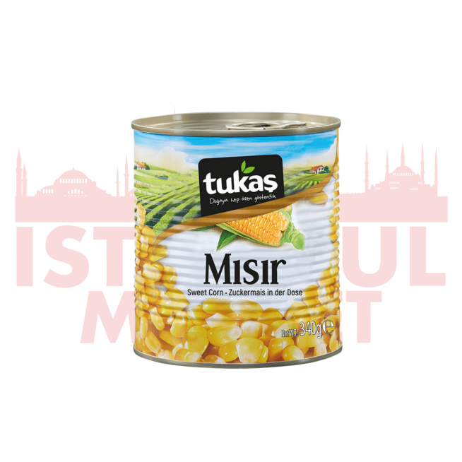 Tukas Kukurydza Konserwowa Słodka 340g | İstanbul Market