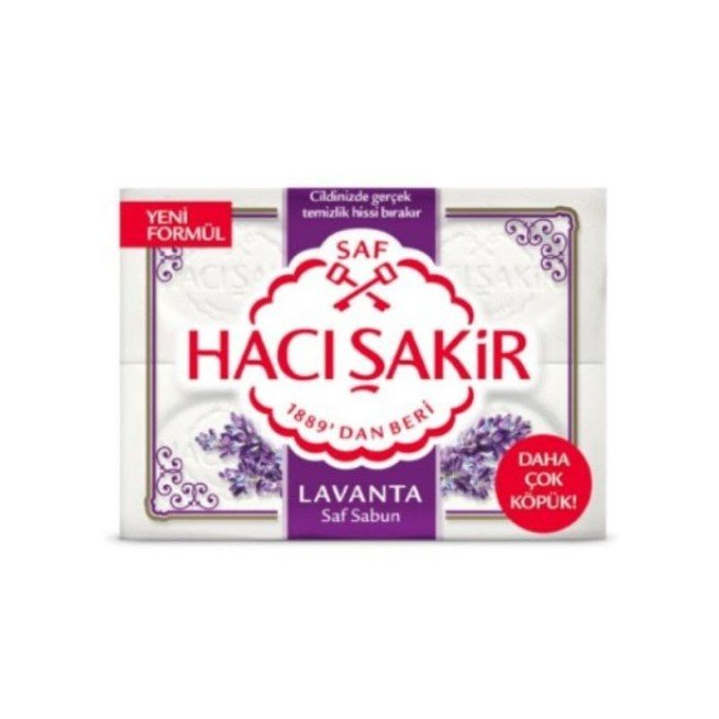 HACI SAKIR MYDŁO LAVENDA 4 KOSTKI
