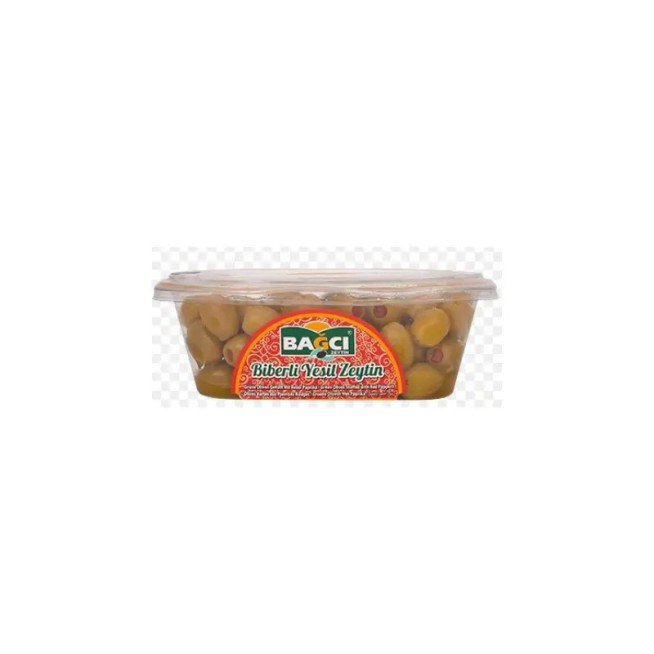BAGCI ŻIELONE Z PAPRYKĄ 400 G.